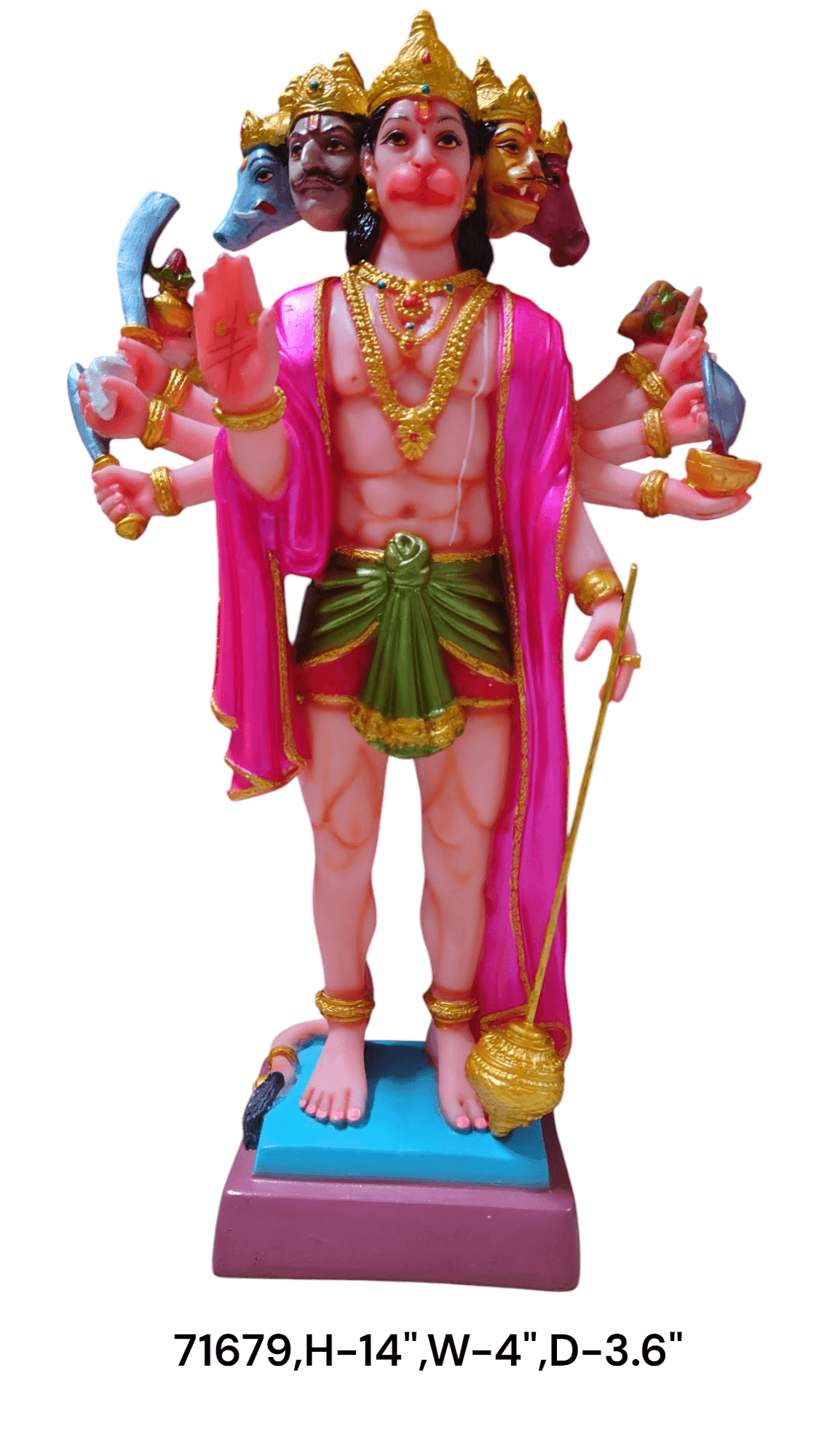 71679 Panchmukhi Stdg 16"