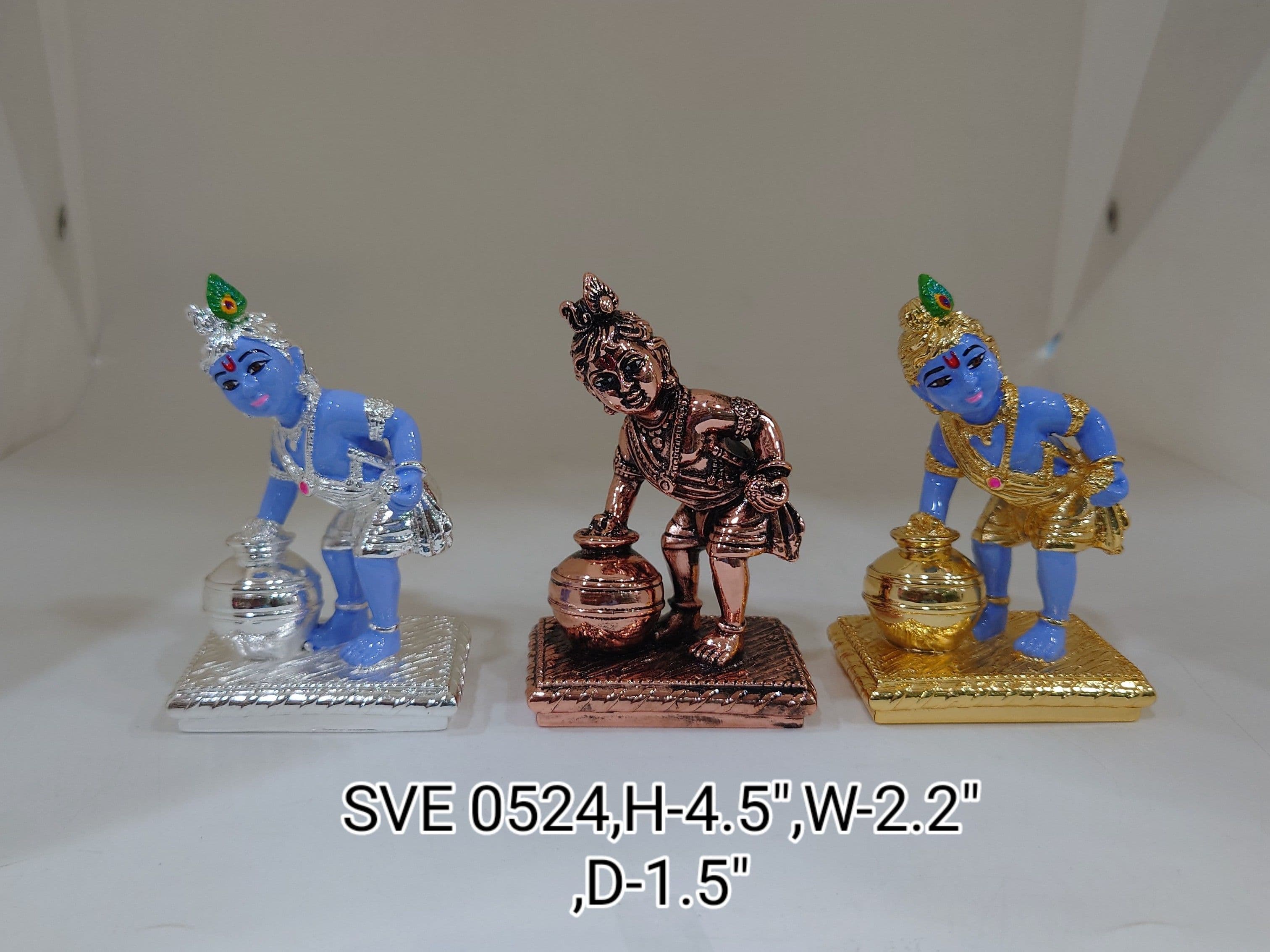SVE0524 Blue Gold Krishna - Image 2
