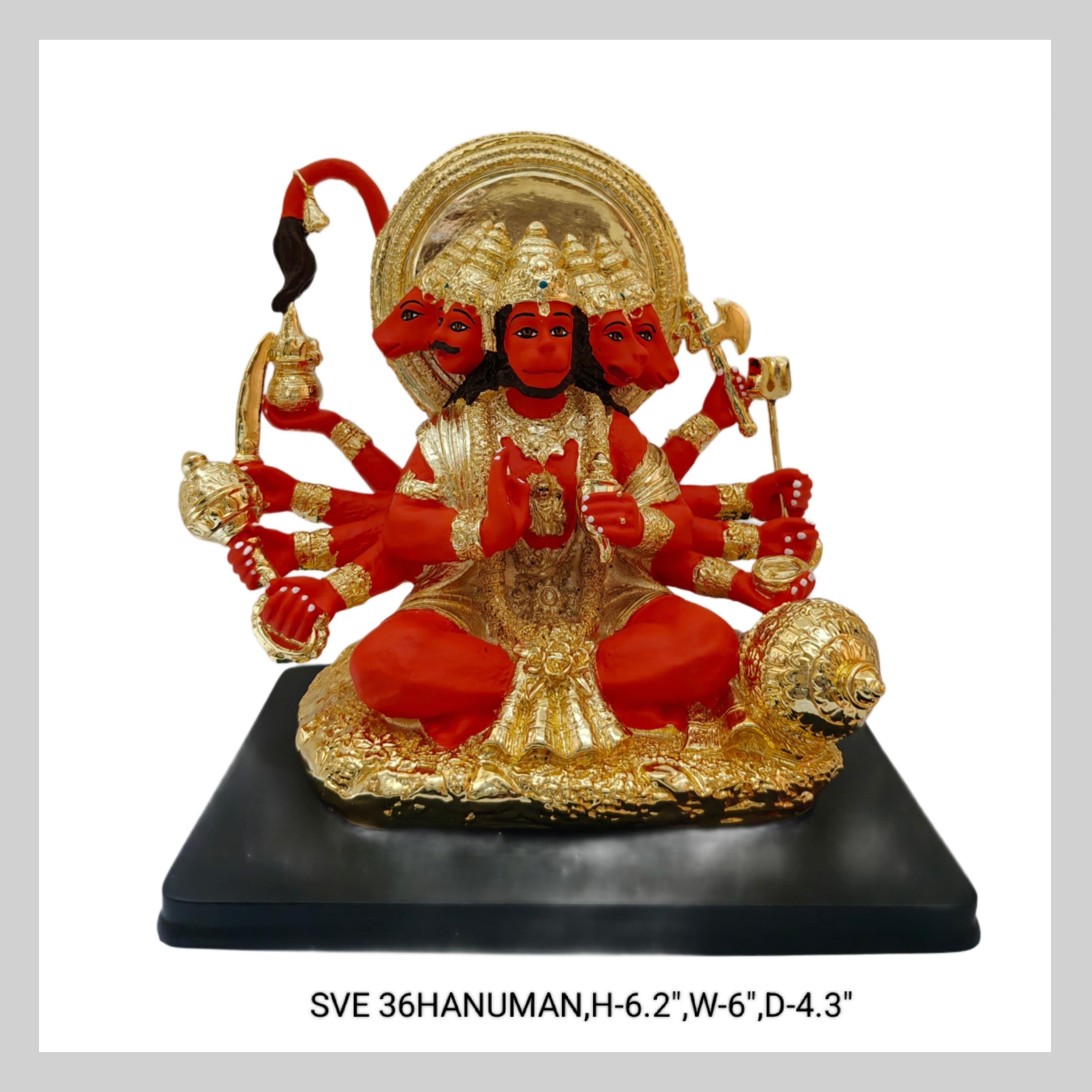 Hanuman Gold Plated