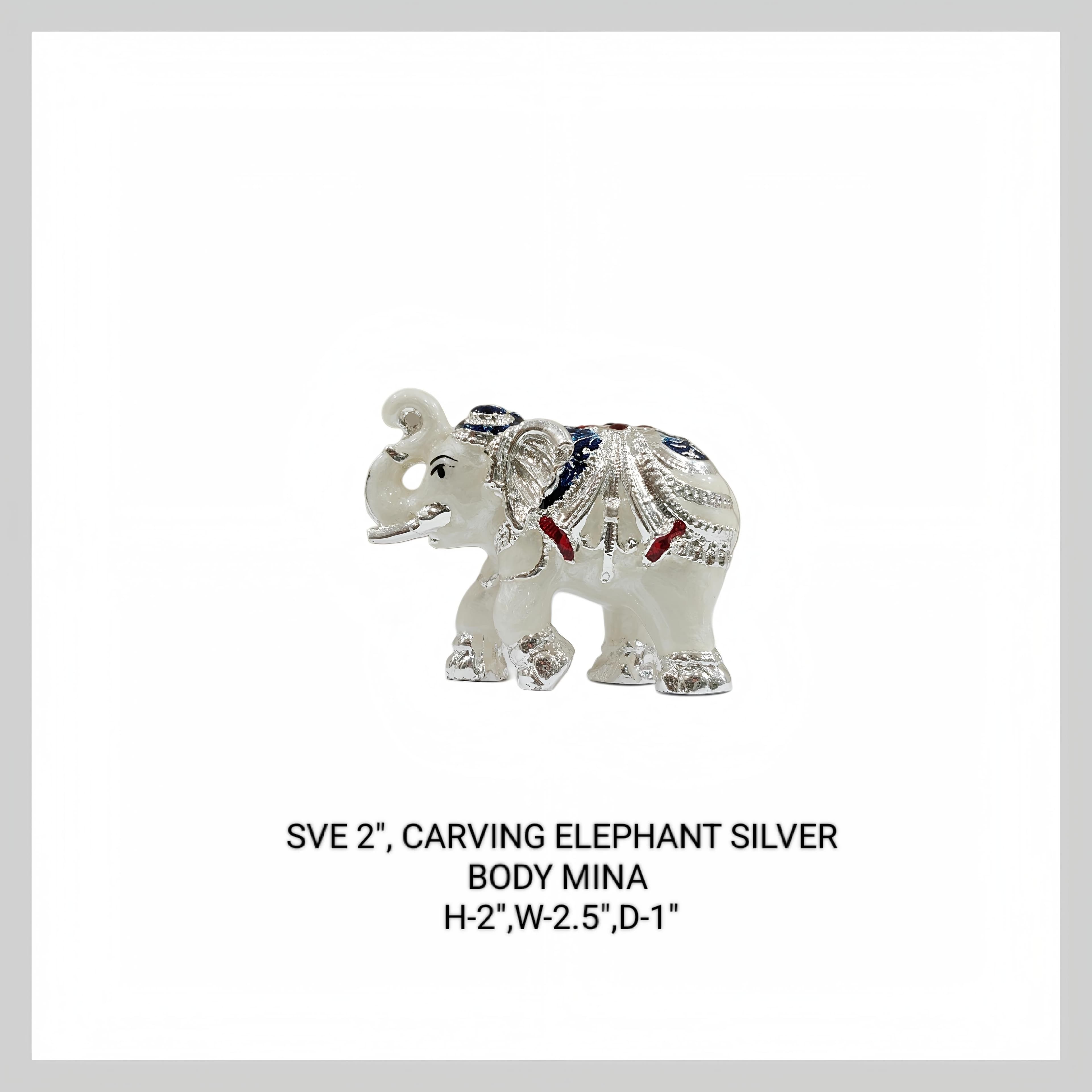 SVE 2" CARVING SILVER WHITE
