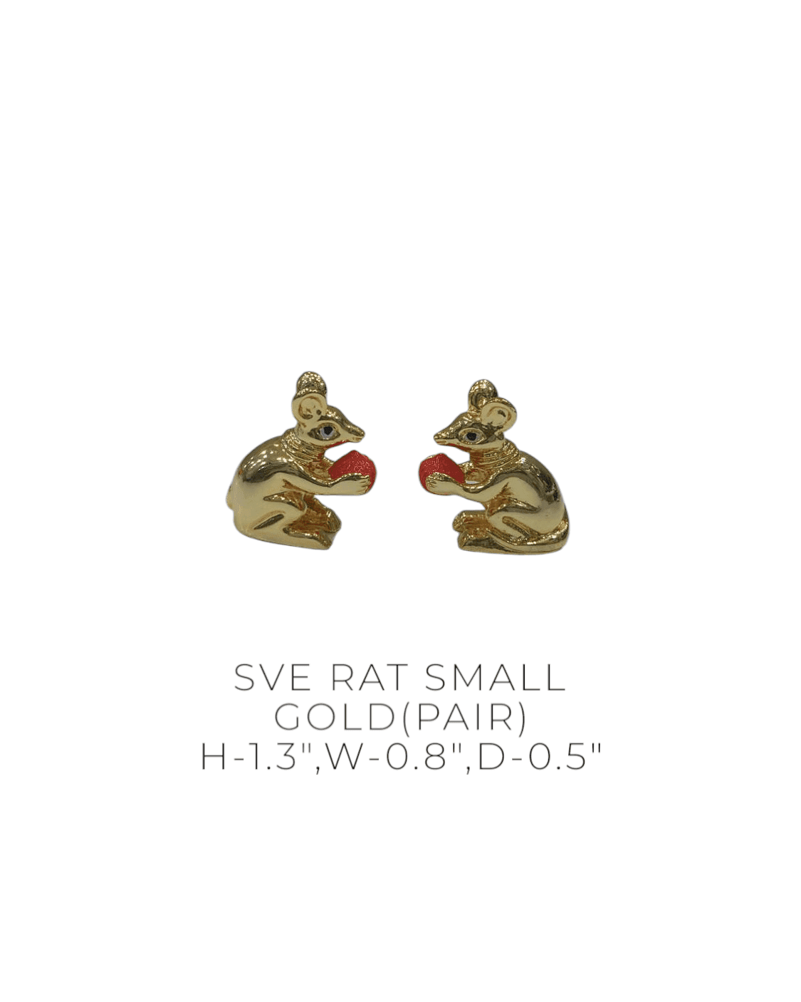 SVE Rat Small Gold (Pair)
