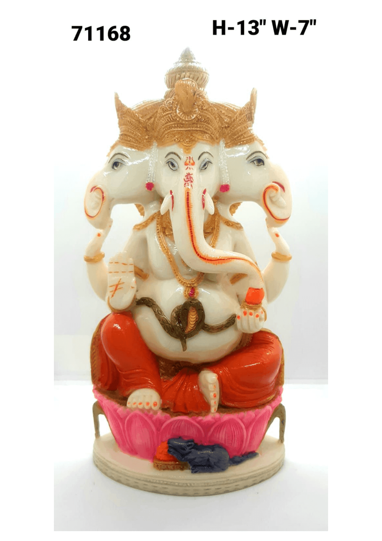 71168 MM (Orange)(3face Ganesh